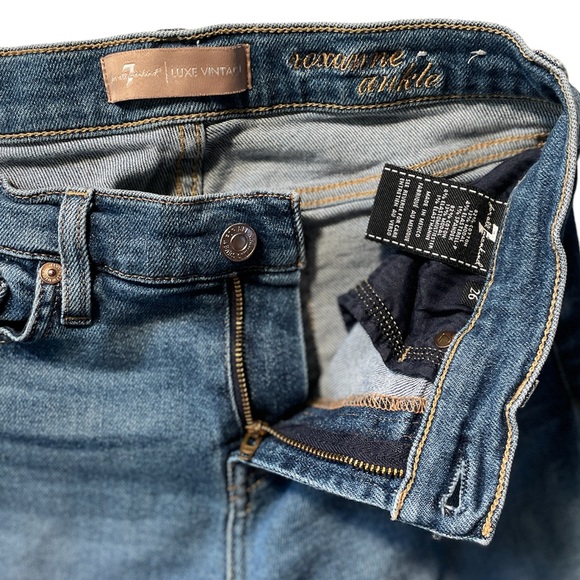 7 For All Mankind - Roxanne Ankle Jeans - Size 26 - Picture 3 of 4